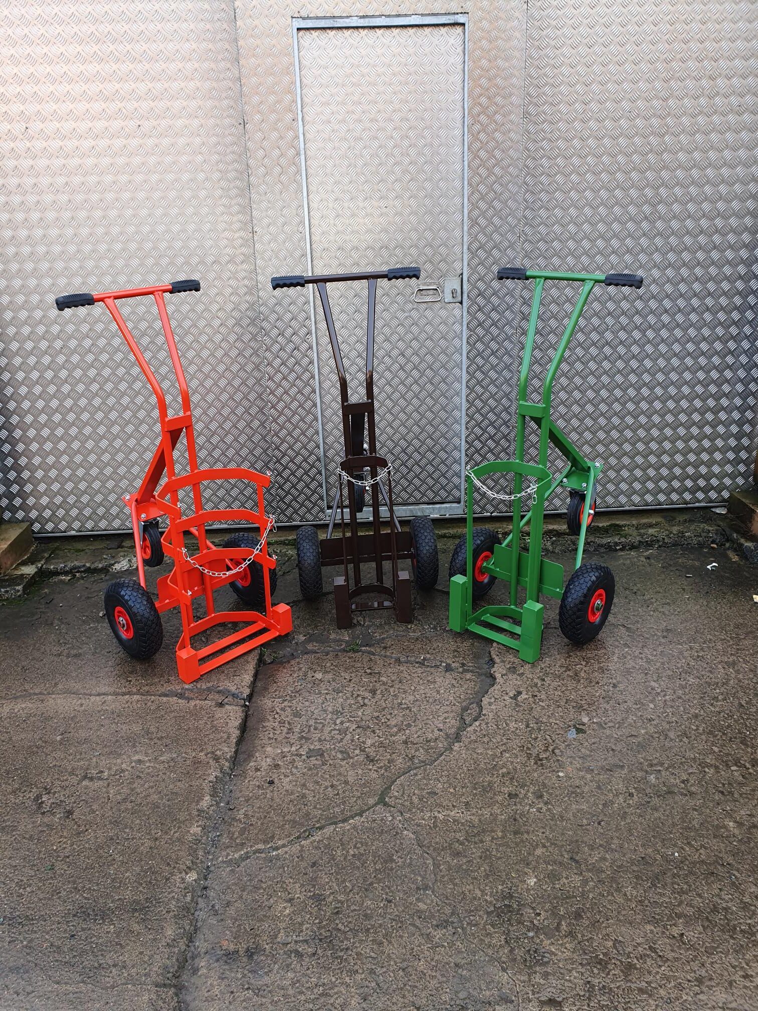 Trolleys in many colours
