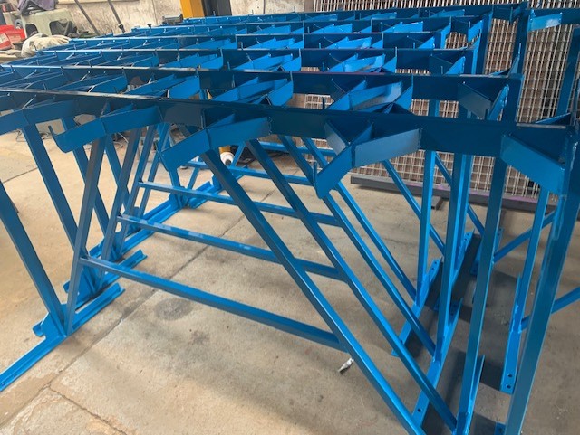 Gas bottle cylinder racks