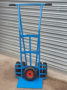 Four wheel sack truck