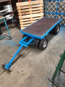 8 Wheel turntable trolley